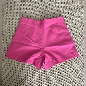 Women's High-Rise Tailored Shorts - A New Day Pink size 4
